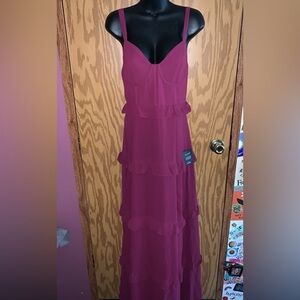 Lulu's Berry Maxi Dress